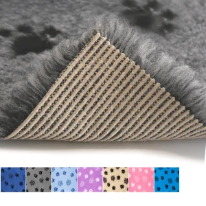 ProFleece Non-Slip Vet Bedding with Paw Print