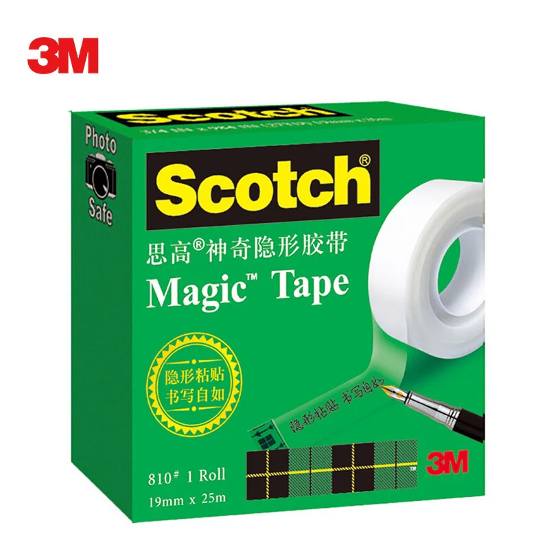 Scotch Magic Tape,3 Rolls,Invisible 19mm x 25m - Bild 2