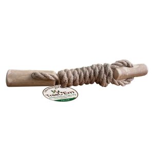 Treet'Em 2u2me Tug Toy - The Natural, Sustainable Chew Toy for Dogs