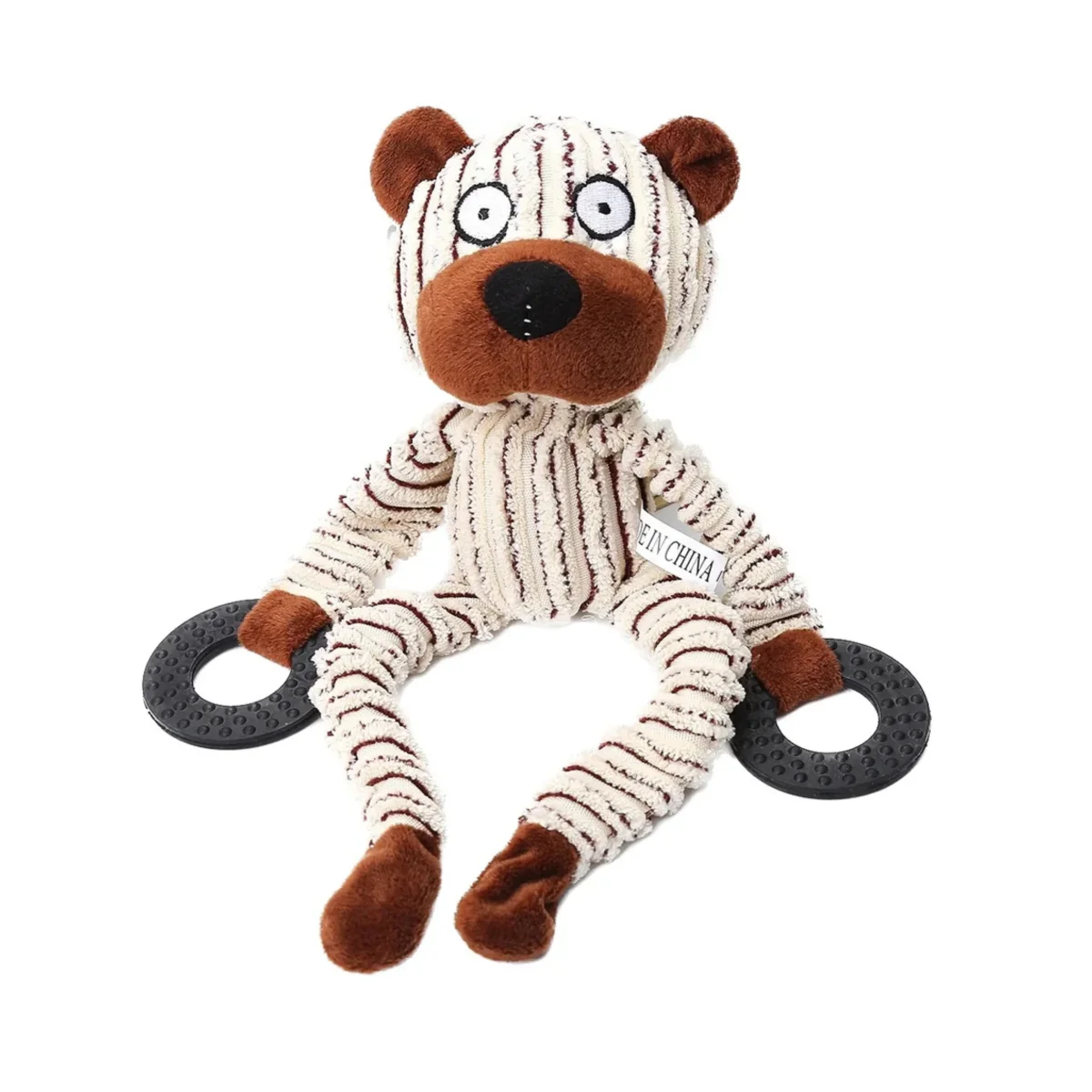 Plush Ring Animals Friends Dog Toy - Bild 5