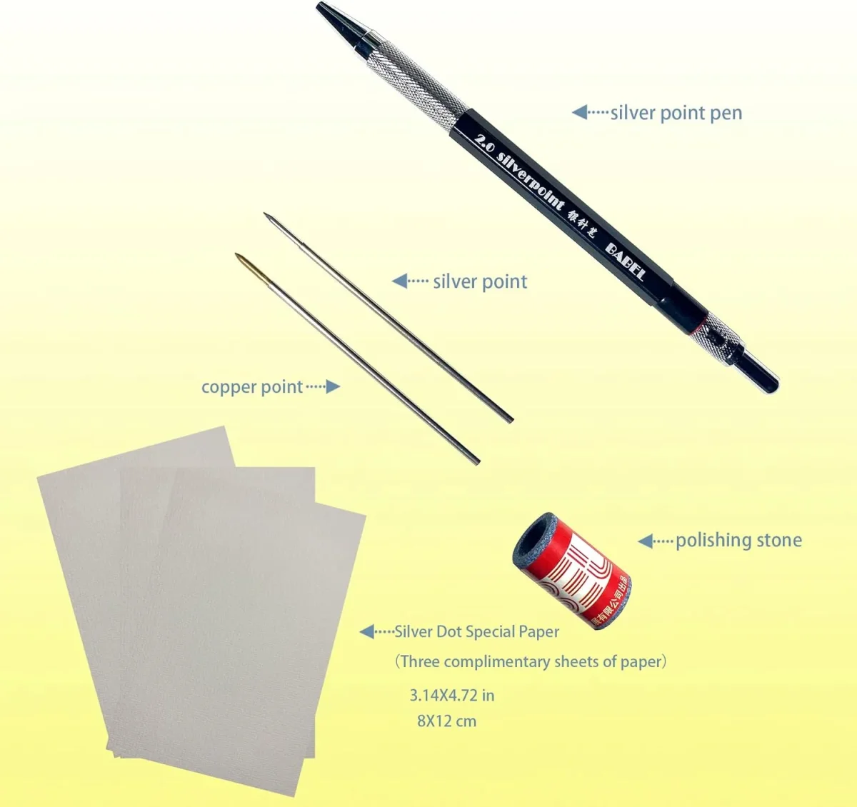 Silverpoint Automatic Mechanical Pencil for Silverpoint Sketch Paper - Bild 8