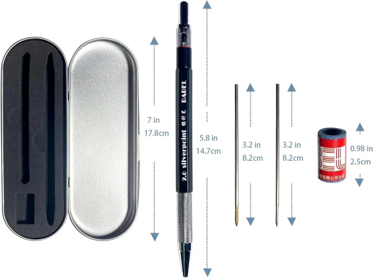 Silverpoint Automatic Mechanical Pencil for Silverpoint Sketch Paper - Bild 4