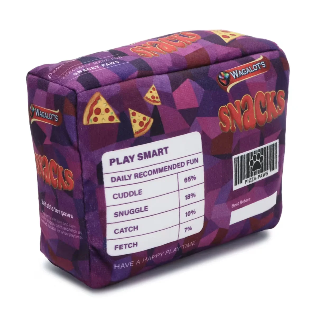 Pizza Snacks Plush Dog Toy - Bild 3