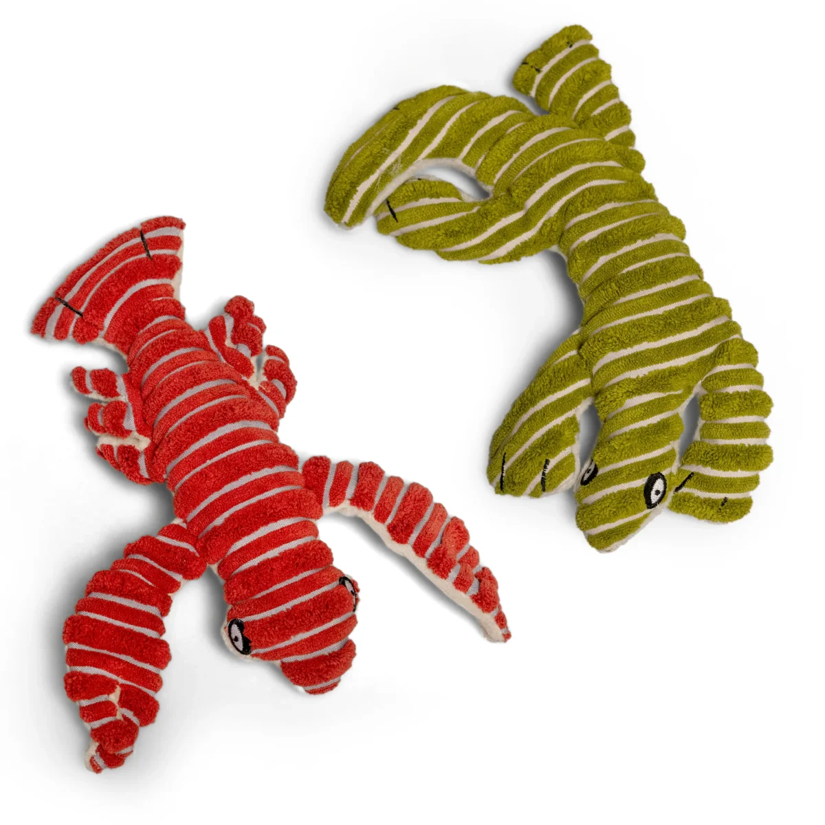 Corduroy Lobster & Lizard Squeaky Plush Dog Toy - Bild 2