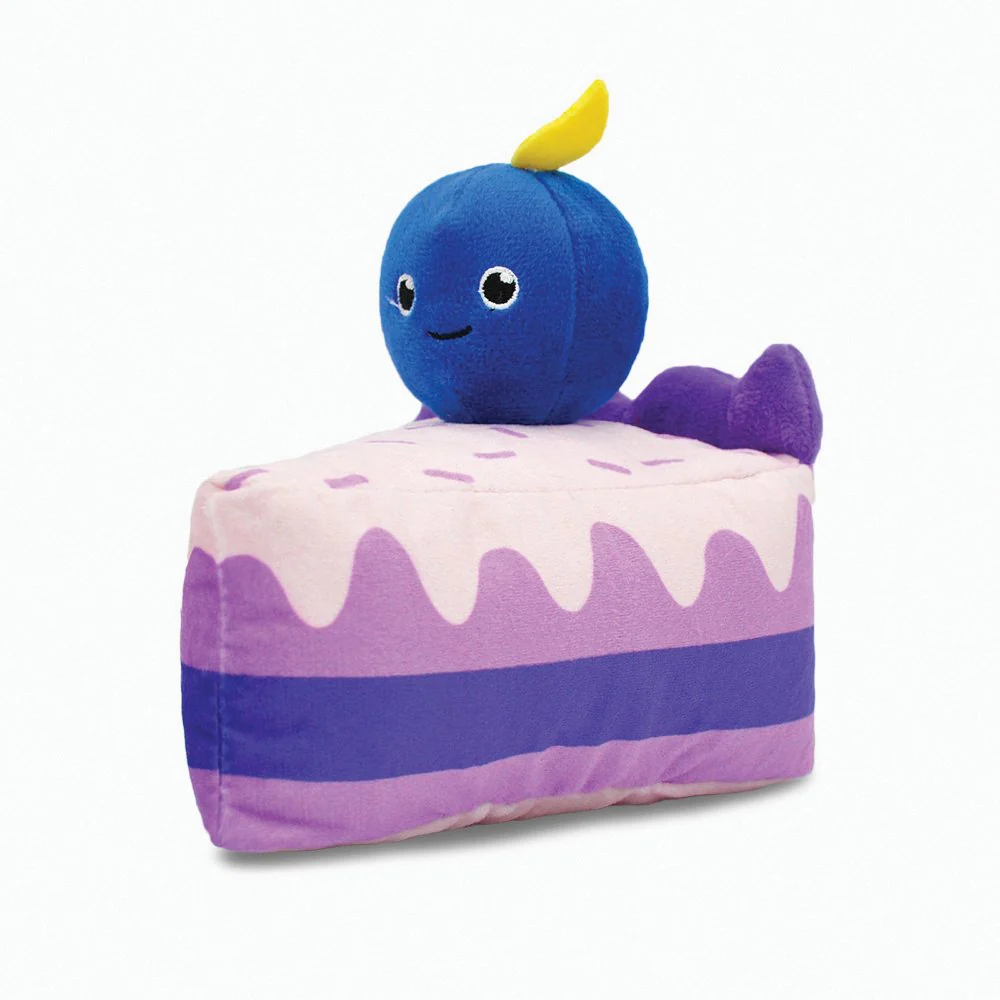 HugSmart Blueberry Cake Plush Dog Toy