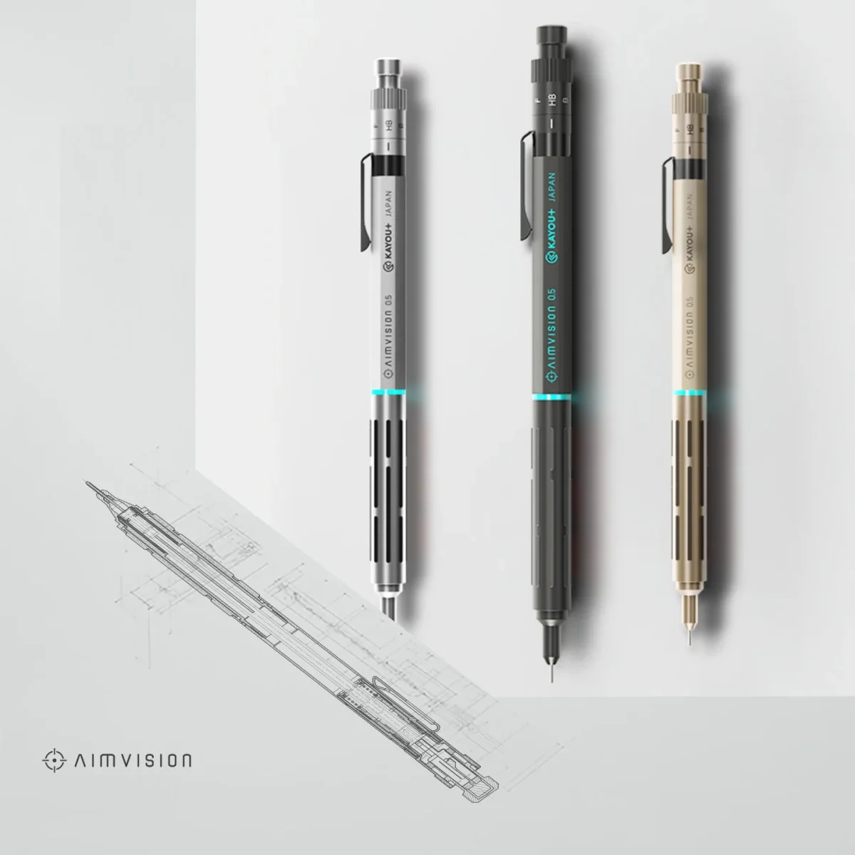 KAYOU AIMVISION Mechanical Pencil – 0.5mm High-Precision Drafting Pencil - Bild 4
