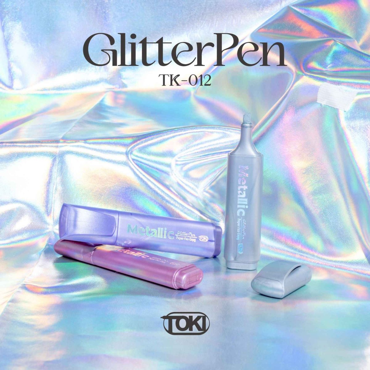 TOKI Metallic Highlighters Set 8 Glitter Color Markers - Bild 4