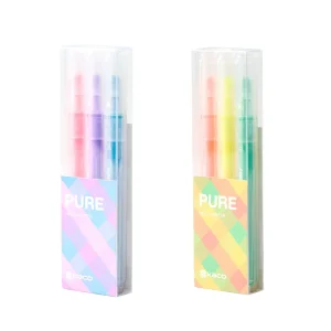KACO PURE Highlighter Set | Candy Color Marker Pens | 6-Pack