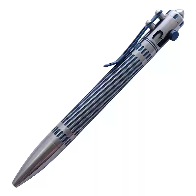 Titanium Tactical Pen for EDC & Self-Defense with 3 Refills - Bild 2