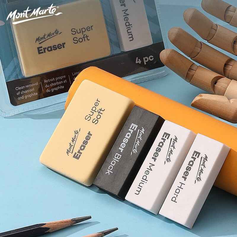 Mont Marte Artists Eraser Pack 4PCS - Bild 3