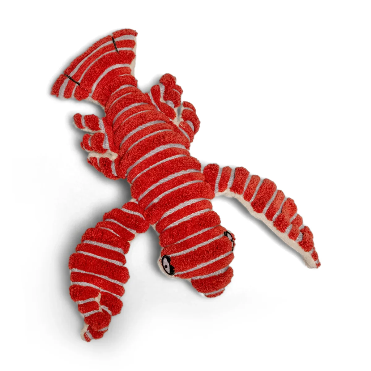 Corduroy Lobster & Lizard Squeaky Plush Dog Toy - Bild 4