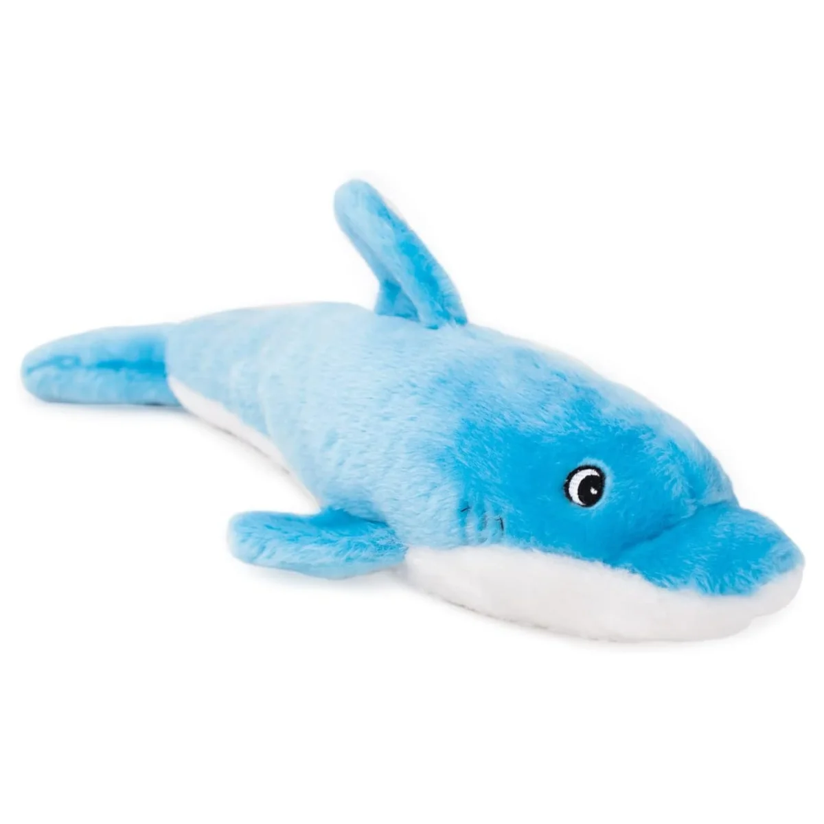 Zippy Paws Jigglerz Dolphin Squeak Plush Dog Toy - Bild 3