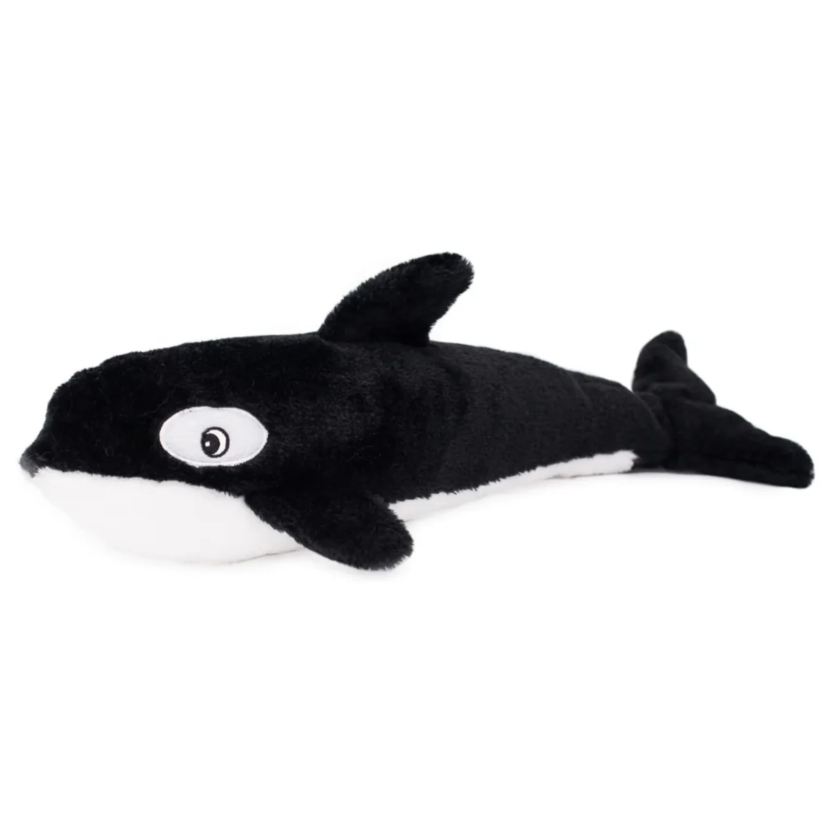 Zippy Paws Jigglerz Killer Whale Squeak Plush Dog Toy - Bild 3