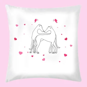 Greyhound Love Cushion