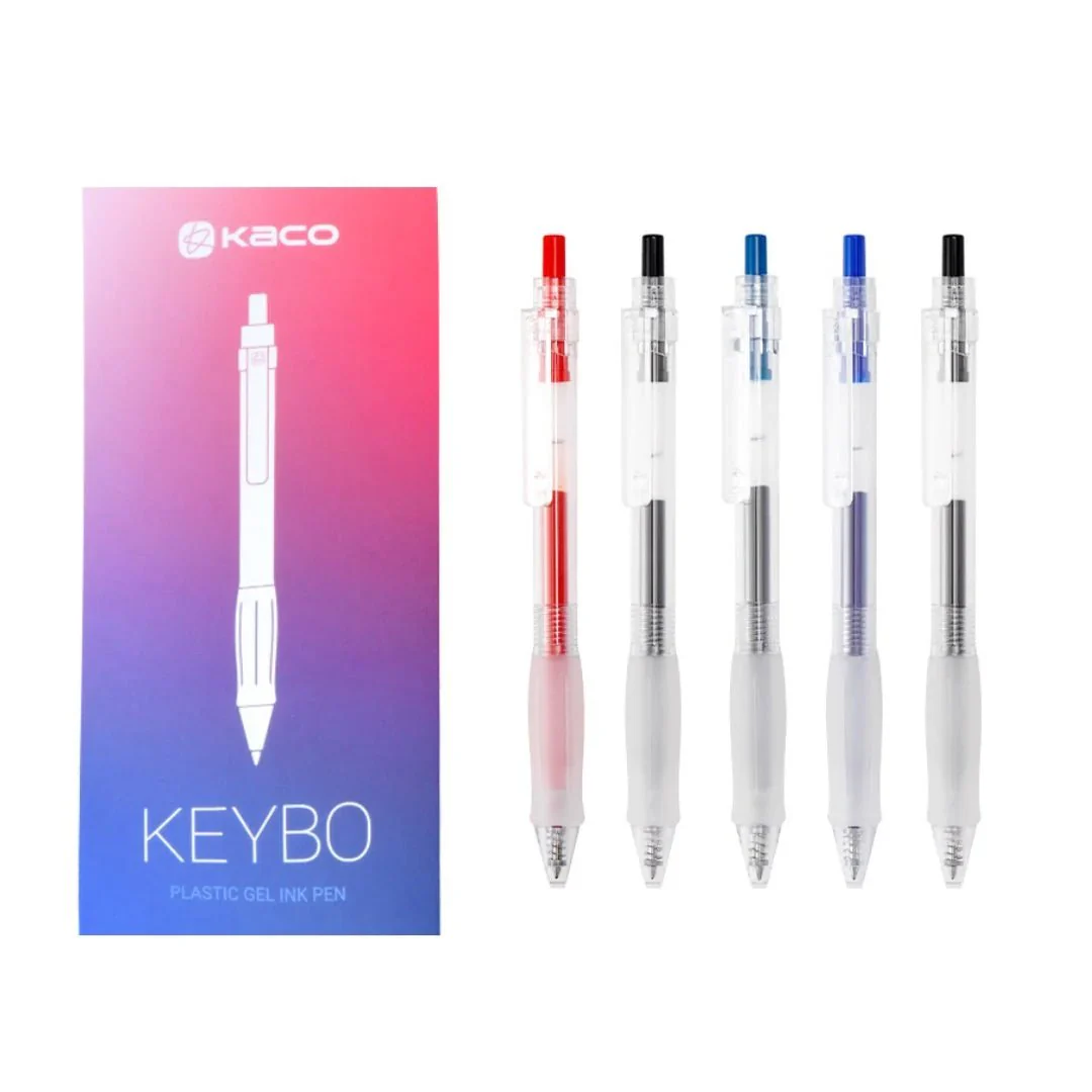Kaco Keybo Transparent Gel Ink Pen- 5 Pack - Bild 2